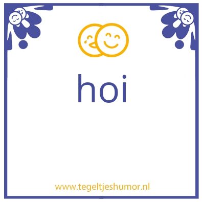 Tegeltje: beb