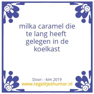 Tegeltje: Kim 2019