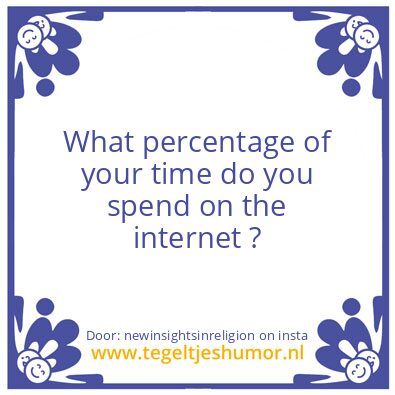 Tegeltje: Now You Know.