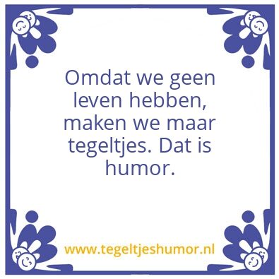 Tegeltje: Wij zijn Triest