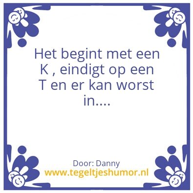 Tegeltje: Danny