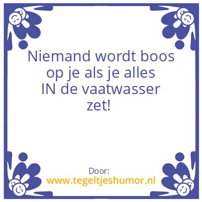 Tegeltje: Tegeltje