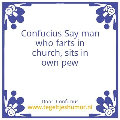 Tegeltje: Confucius