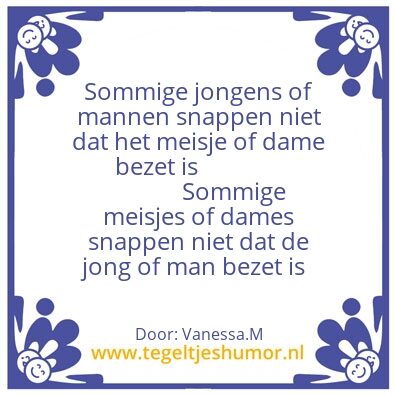 Tegeltje: #niet steuken tussen relatie