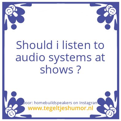 Tegeltje: If you don,t know ?