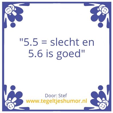 Tegeltje: Score Spreuk