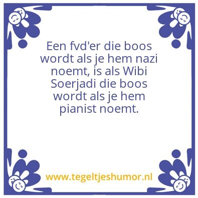 Tegeltje: Fvd