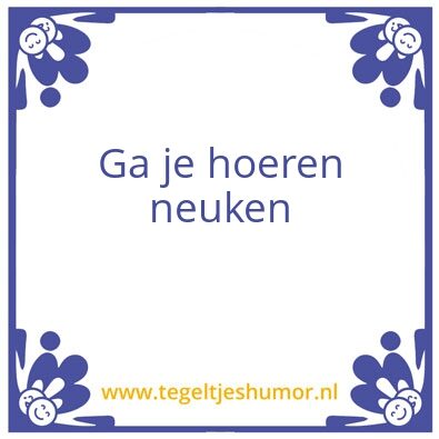 Tegeltje: test