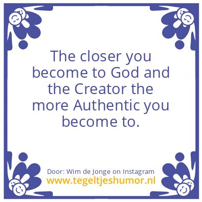 Tegeltje: God and the Creator