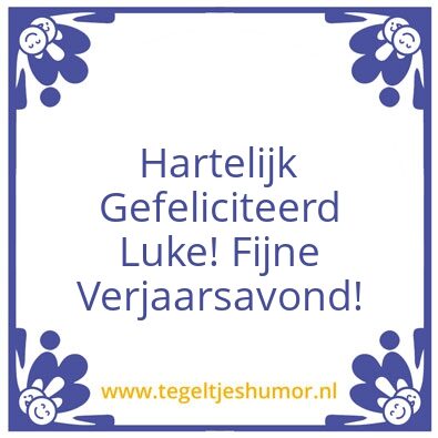 Tegeltje: harry