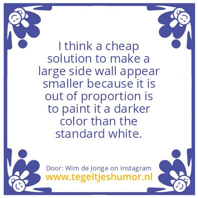 Tegeltje: White Walls ?