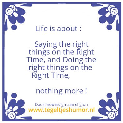 Tegeltje: Your Life 5