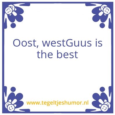 Tegeltje: Sint
