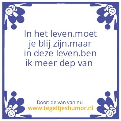 Tegeltje: het doet je pijn !!
