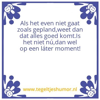 Tegeltje: corona…