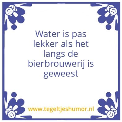 Tegeltje: Bier