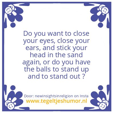 Tegeltje: THIS IS NOT A DREAM !