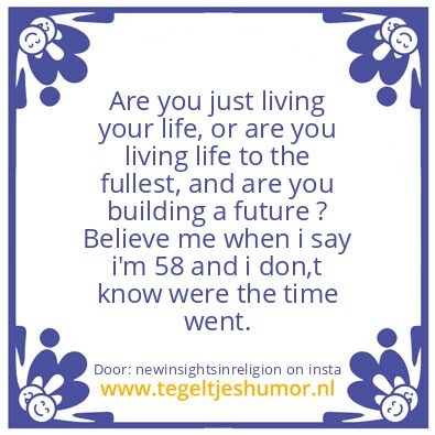 Tegeltje: Are you living ?