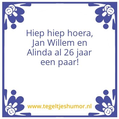 Tegeltje: Jw en A
