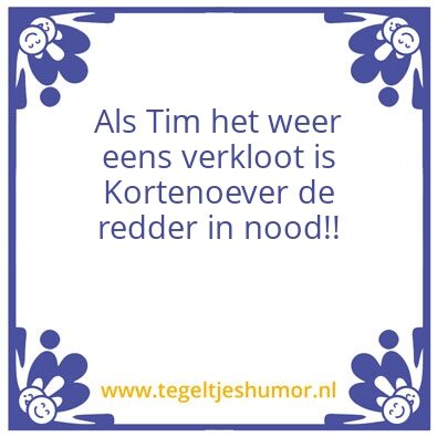 Tegeltje: OWL