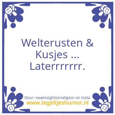 Tegeltje: The Future ?