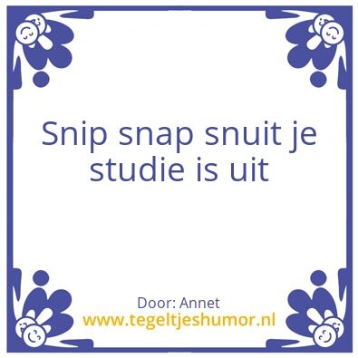 Tegeltje: Annet