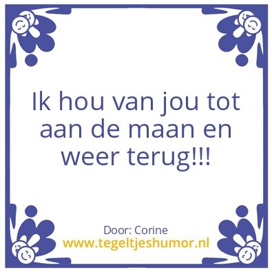 Tegeltje: Liefde