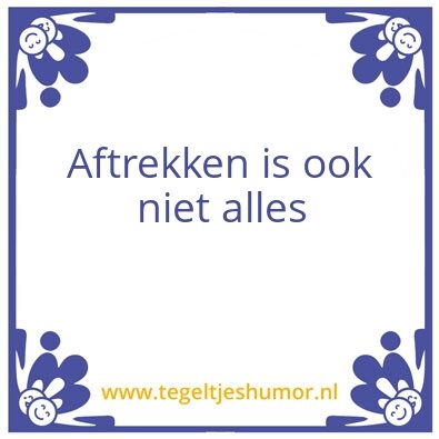 Tegeltje: Tegeltje