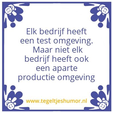 Tegeltje: test