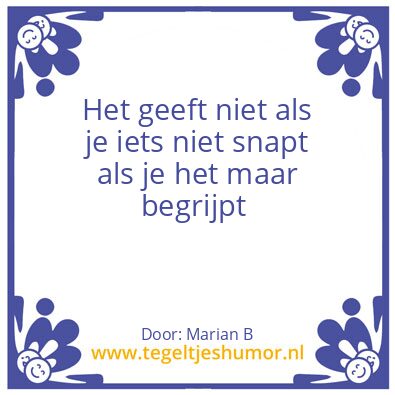 Tegeltje: Marian Borg