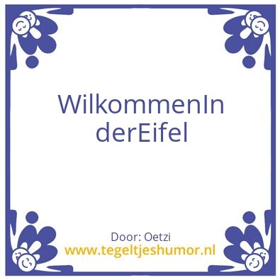 Tegeltje: Eiffel