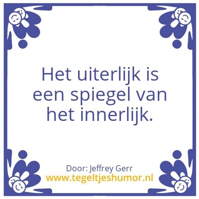 Tegeltje: Innerlijke spiegel