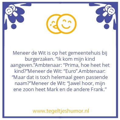 Tegeltje: Burgerzaken