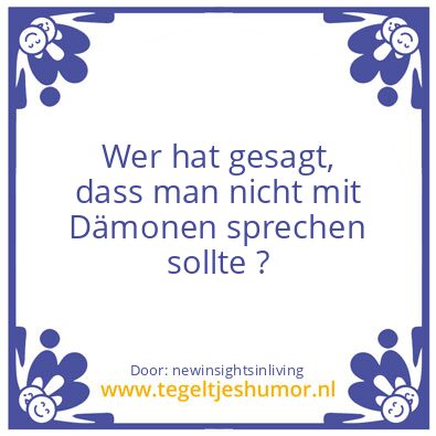 Tegeltje: divide and rule