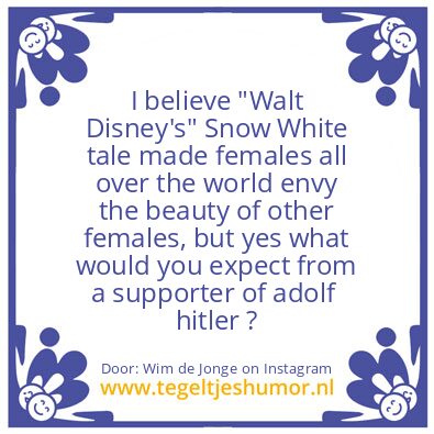 Tegeltje: Envy ?