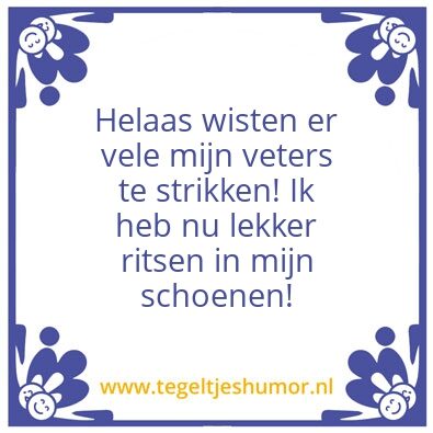 Tegeltje: .
