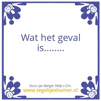 Tegeltje: Janswisdom