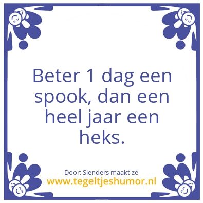 Tegeltje: Heks