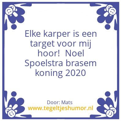 Tegeltje: Brasem