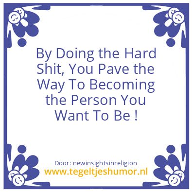 Tegeltje: Hard Shit 2