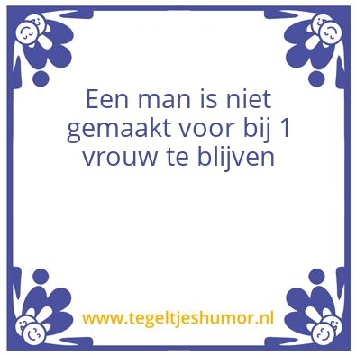 Tegeltje: Tinde