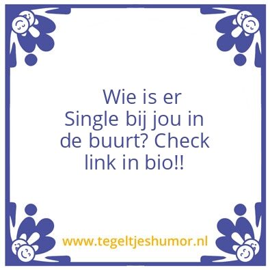 Tegeltje: Single