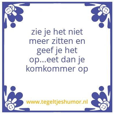 Tegeltje: komkommer