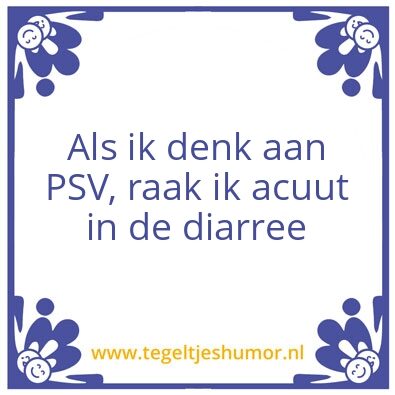 Tegeltje: Grote boodschap?