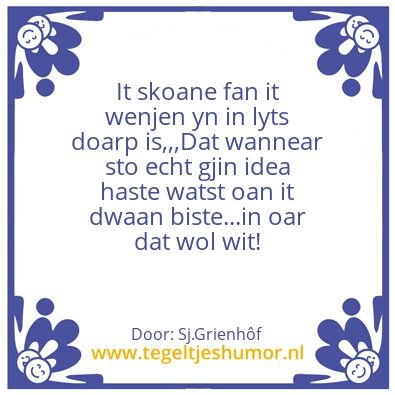 Tegeltje: Tegeltje