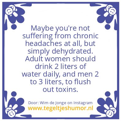 Tegeltje: Maybe you’re not