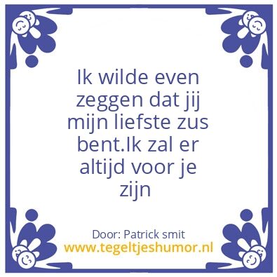 Tegeltje: Aan nicole smit