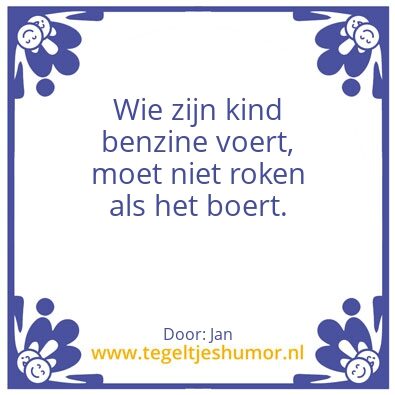 Tegeltje: Stop met roken.
