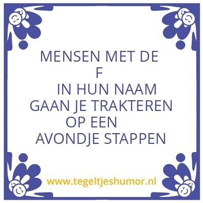 Tegeltje: Fnaam