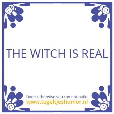 Tegeltje: Time is linear